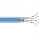 ブラックボックス EVNSL0272BL-1000 CAT6 250MHzシールド付より線PVCバルクケーブル 青 304.8m