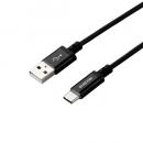 ELECOM MPA-ACT12BK USB-A to USB Type-Cケーブル/LEDライト付き/タッチセンサー/1.2m/ブラック
