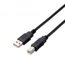 ELECOM U2C-AB30BK/ID USB2.0ケーブル/A-Bタイプ/仕様固定/3m/ブラック