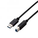 ELECOM USB3-AB10BK/ID USB3.0ケーブル/A-Bタイプ/仕様固定/1m/ブラック