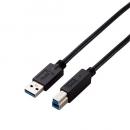 ELECOM USB3-AB15BK/ID USB3.0ケーブル/A-Bタイプ/仕様固定/1.5m/ブラック