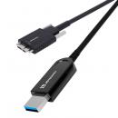 ADTECHNO AUN-4M1-015 5Gbps専用 光ファイバUSBケーブル A（オス）-MicroB（オス） 15m