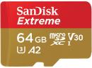 SanDisk SDSQXAH-064G-JN3MD エクストリーム microSDXC UHS-I カード 64GB