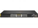 HPE R8S89A HPE Aruba Networking CX 6300M 24 Smart Rate 1/2.5/5/10G Class6 PoE 2SFP56 2SFP28 Switch