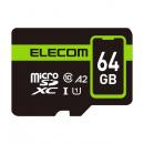 ELECOM MF-SP064GU11A2R microSDXCカード/データ復旧サービス2年付/UHS-I・U1・90MB/s・64GB