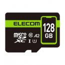 ELECOM MF-SP128GU11A2R microSDXCカード/データ復旧サービス2年付/UHS-I・U1・90MB/s・128GB
