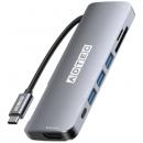 ADTEC AHUB-VCA3P-4K30 マルチポートハブ 7in1 USB-C (Type-C Type-A SD/TF slot 4K FulHD)