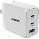 ADTEC APD-V065AC2-WH Power Delivery対応 GaN AC充電器/65W/USB Type-A 1ポート Type-C 2ポート/ホワイト