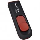 ADATA AC008-64G-RKD USBメモリ C008 64GB USB2.0対応 スライド式 ブラック＋レッド /5年保証