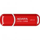 ADATA AUV150-64G-RRD USBメモリ UV150 64GB USB3.2 Gen1対応 キャップ式 レッド /5年保証
