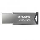 ADATA AUV350-64G-RBK USBメモリ UV350 64GB USB3.2 Gen1対応 キャップレス シルバー /5年保証