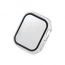 ELECOM AW-22BFCGOCR Apple Watch Series 8/7 41mm用フルカバーケース/プレミアムガラス/ゴリラ/高透明/クリア