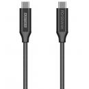 ADTEC APC-V2010CC-4KU3G2-B USB3.2 Type-C to C ケーブル (4K・100W出力 / 10Gbps / 2.0m) ブラック