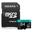 ADATA AUSDX64GUI3V30SA2-RA1 Premier Pro microSDXC 64GB U3 C10 V30 A2