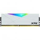 ADATA AX4U360016G18I-SW50 XPG SPECTRIX D50 WHITE DDR4-3600MHz U-DIMM 16GB RGB SINGLE COLOR BOX