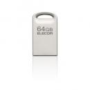 ELECOM MF-SU3A064GSV USBメモリ/USB3.2(Gen1)対応/超小型/64GB/シルバー