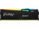 Kingston KF552C40BBA-16 16GB DDR5 5200MT/s CL40 DIMM FURY Beast Black RGB XMP