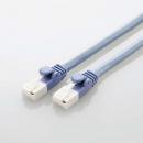 ELECOM LD-GPT/BU2/RS1 LANケーブル/CAT6準拠/EU RoHS指令準拠/爪折れ防止/簡易パッケージ仕様/2m/ブルー/10個セット