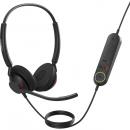 Jabra 4099-419-279 Jabra コンタクトセンター用ヘッドセット USB-A 両耳 UC認定 コントロールユニット付「Jabra Engage 40 - (Inline Link) USB-A UC Stereo」