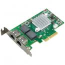 アドバンテック PCIE-1221PS-00A1E Dual 10G PersCard (10GBase-T) w.Intel X550