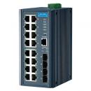 アドバンテック EKI-7720G-4F-AE 産業用コミュニケーションEKI ETHERNET DEVICE 16G + 4SFP Port Managed Ethernet Switch