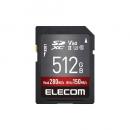 ELECOM MF-FS512GU23V6R SDXCカード/データ復旧サービス付/UHS-II/V60/512GB