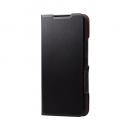 ELECOM PM-G233PLFUBK Galaxy A54 5G (SC-53D/SCG21)用レザーケース/手帳型/UltraSlim/薄型/超軽量/磁石付き/ブラック