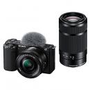 Sony ZV-E10Y/B デジタル一眼カメラ α VLOGCAM ZV-E10 ダブルズームレンズキット ブラック