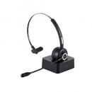 ELECOM LBT-HSOH14BK Bluetooth片耳ヘッドセット/オーバーヘッドタイプ/充電台付/ブラック