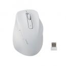 ELECOM M-XGL30DBSKWH マウス/EX-G/2023年モデル/右手専用/Lサイズ/無線2.4GHz/5ボタン/抗菌仕様/静音設計/ホワイト