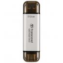 Transcend TS512GESD310S スティック型SSD USB 10Gbps 512GB シルバー