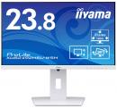 iiyama XUB2492HSU-W5H 液晶ディスプレイ 23.8型 /1920×1080/D-sub、HDMI、DisplayPort/ホワイト/スピーカー：あり/IPS方式/昇降/回転）