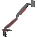 【法人様宛限定】JAPANNEXT JN-ARM-GE22V 液晶ディスプレイアーム ゲーミングモニター用 LED内蔵 ガス式 クランプ対応 15-34インチ対応 耐荷重8kg 4軸/2年保証