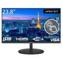 【法人様宛限定】JAPANNEXT JN-IPS238FHD-T タッチパネル液晶ディスプレイ 23.8型/1920×1080/HDMI×1、VGA×1/ブラック/スピーカー/2年保証