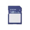 ELECOM MF-FS032GU11C SDHCカード/保存内容が書ける/ケース付/UHS-I 80MB/s 32GB