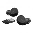 Jabra 20797-999-989 Jabra 完全ワイヤレスイヤホン型 USB-A MS認定 充電パッド付「Jabra Evolve2 Buds USB-A MS - Wireless Charging Pad」