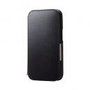 ELECOM PM-A23APLFY2BK iPhone 15用レザーケース/手帳型/耐衝撃/NEUTZ/磁石付き/ブラック