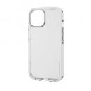 ELECOM PM-A23ATSLUCCR iPhone 15用ソフトケース/TOUGH SLIM LITE/衝撃吸収/ストラップシート付属/クリア