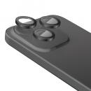 ELECOM PM-A23CFLLGBK iPhone 15 Pro/iPhone 15 Pro Max用カメラレンズガラスフィルム/ブラック