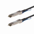 StarTech.com EXQSFP4050CM QSFP+ DAC Twinax ケーブル 0.5m Juniper製EX-QSFP-40GE-DAC50CM互換 40GbE