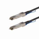 StarTech.com QFXQSFPDAC3M QSFP+ DAC Twinax ケーブル 3m Juniper製QFX-QSFP-DAC-3M互換 40GbE