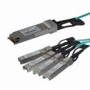 StarTech.com QSFP4X10GAO3 QSFP+ アクティブ光ブレークアウトケーブル 3m Cisco製QSFP-4X10G-AOC3M互換 40GbE