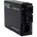 FXC LEX1542-02-ASBX 100BASE-TX to 100BASE-FX(マルチモード SCコネクタ 2Km) 2芯型リピータ・マイクロメディアコンバータ + 同製品SBXバンドル
