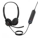 Jabra 4099-413-299 Jabra コンタクトセンター用ヘッドセット USB-C 両耳 MS認定 コントロールユニット付「Jabra Engage 40 - (Inline Link) USB-C MS Stereo」