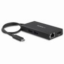 StarTech.com DKT30CHPD USB Type-C接続マルチアダプタ 4K HDMI対応 2x USB-Aポート 60W USB Power Delivery GbEポート