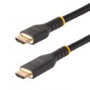 StarTech.com RH2A-10M-HDMI-CABLE ハイスピードHDMI 2.0ケーブル/10m/アクティブ/4K60Hz/イーサネット対応/高耐久性/アラミド繊維使用/オス-オス/ブラック/長尺 UHD モニター ディスプレイ コード