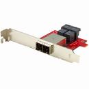 StarTech.com SFF86448PLT2 MiniSAS変換アダプタデュアルSFF-8643-SFF-8644ロープロファイルブラケット付属12Gbps