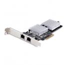 StarTech.com ST10GSPEXNDP2 ネットワークアダプターカード/PCI Express x1/2ポート/10GbE/マルチギガビットイーサネット/10GBASE-T & NBASE-T