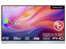 【法人様宛限定】JAPANNEXT JN-MD-i133FHDR-T タッチパネル対応液晶ディスプレイ 13.3型/1920×1280/USB-C×2、HDMI×2/シルバー/スピーカー：有/2年保証