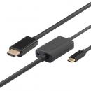 ラトックシステム RS-UCHD4K60-1M USB Type-C to HDMI 変換ケーブル（PD対応・1m）